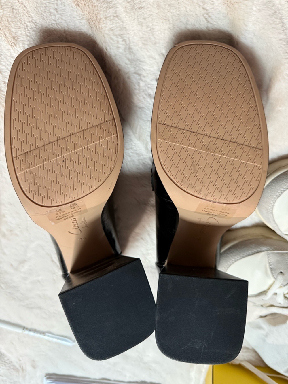 Circus by Sam Edelman Black chunky Loafers with Gold detail - never worn - Picture 3 of 4